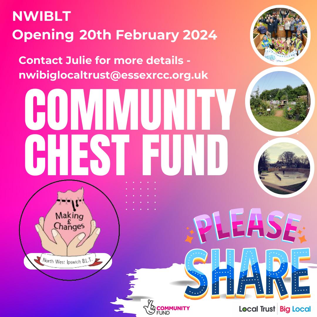 Community Chest Fund opening soon